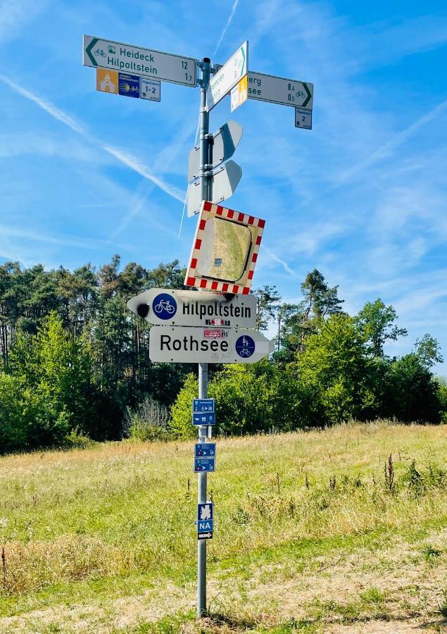 Moderne Ferienwohnung Am Rothsee Hilpoltstein Bagian luar foto